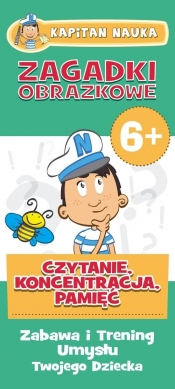 Kapitan Nauka Zagadki obrazkowe Czytanie Koncentracja Pamięć 6+