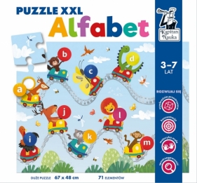 Puzzle XXL 48: Kapitan Nauka - Alfabet