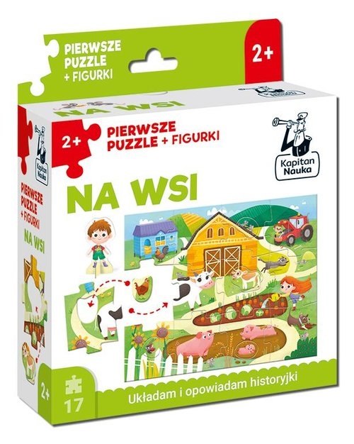 Na wsi Pierwsze puzzle + figurki