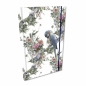 Notes A5/192 kratka z gumką Soft Touch Boho Papugi