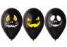 Balony Premium Halloweenowe 3 szt. - twarze