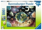 Ravensburger, Puzzle XXL 100: Kosmiczny plac zabaw (12971)