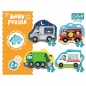 Trefl, Puzzle Baby Classic 4w1: Pojazdy i zawody (36071)