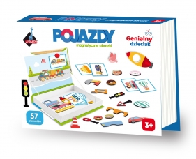 Układanka magnetyczna - Pojazdy, 57 el. (110714)