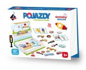 Układanka magnetyczna - Pojazdy, 57 el. (110714)