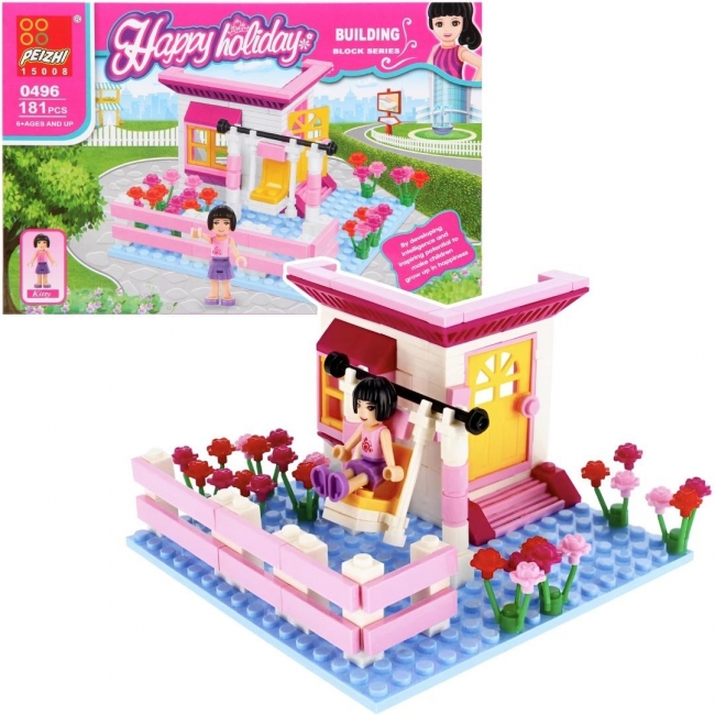 <img src='https://webimage.pl/pics/714/1/d5901353691714.jpg' style='height:440px' /> Klocki domek z huśtawką 181el