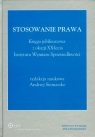 Stosowanie prawa Księga jubileuszowa z okazji XX-lecia Instytutu Wymiaru