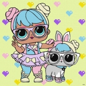 Malowanie po numerach - L.O.L. Surprise! 40x40cm