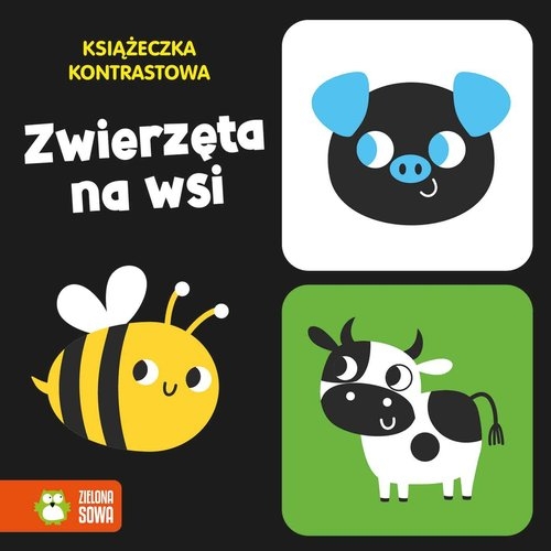 Książeczka kontrastowa Zwierzęta na wsi