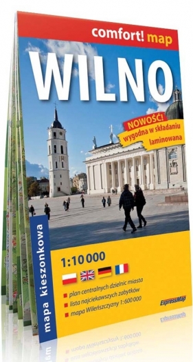Wilno 1:10 000 kieszonkowy plan miasta