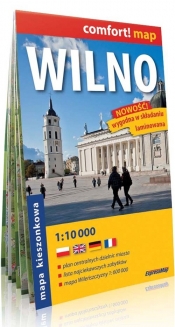 Wilno 1:10 000 kieszonkowy plan miasta