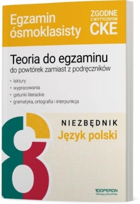 Język polski 8 Niezbędnik Egzamin ósmoklasisty - Hanna Szaniawska, Małgorzata Składanek