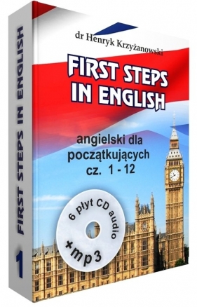 First Steps in English 1 +6CD+MP3 - Krzyżanowski Henryk