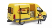 Bus MB Sprinter DHL z figurką i akcesoriami (BR-02671)