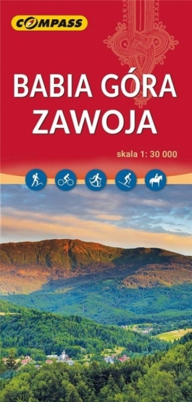 Mapa - Babia Góra Zawoja 1:30 000 - Opracowanie zbiorowe