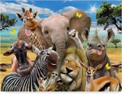 Diamentowa mozaika - Zwierzęta safari (NO-1007771)