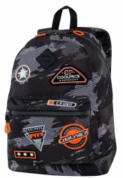 Coolpack - Cross - Plecak młodzieżowy - Black (Badges B) (B26152)