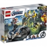Lego Marvel Super Heroes: Avengers - Walka na motocyklu (76142) Wiek: 6+