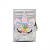Pamiętnik na kłódkę z kieszonką - Unicorn (8714)