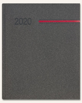 Kalendarz książkowy B6 Plus 2020 grafit melange