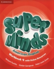 Super Minds American English 4 Workbook + online - Herbert Puchta, Peter Lewis-Jones, Günter Gerngross
