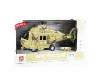 Helikopter ze światłem i dźwiękiem wojskowy 29 cm