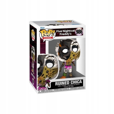 <img src='https://webimage.pl/pics/715/4/d889698724715.jpg' style='height:440px' /> Figurka Five Nights at Freddy's Ruined Chica 986 Funko Pop