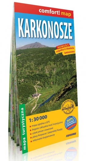 Karkonosze mapa turystyczna 1:30 000