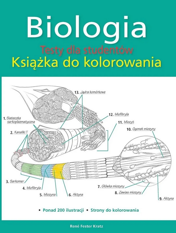 Biologia. Testy dla studentów. Książka do kolorowania