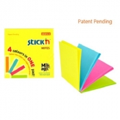 Notes samoprzylepny Magic pad 76x76mm neon mix