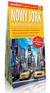 Nowy Jork. Manhattan, Brooklyn, Queens 2w1:przewodnik+mapa