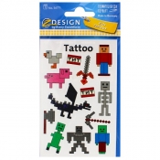 Tatuaże dla dzieci Z design - Piksele (56771)