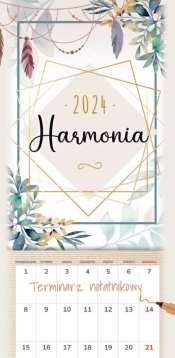 Kalendarz 2024 notatnikowy Harmonia