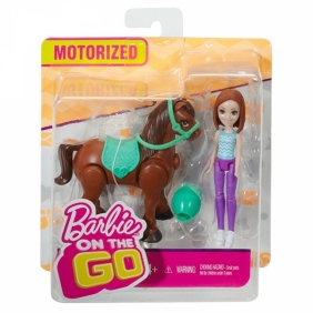 Barbie On The Go Kucyk z lalką (FHV60)