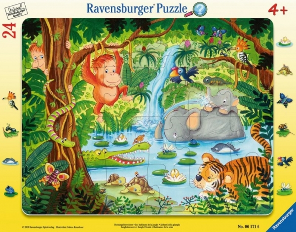 Puzzle 24 elementy - W dżungli (061716)