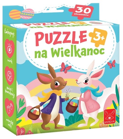 Puzzle na Wielkanoc 3+