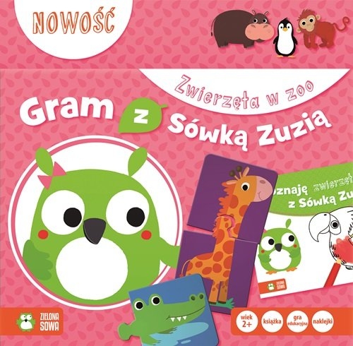 Gram z Sówką Zuzią Zwierzęta w zoo (3716)