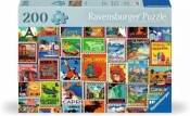 Ravensburger, Puzzle 200: Znaczki pocztowe (12001371)