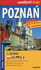 Poznań mapa kieszonkowa 1:20 000