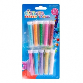 Brokat sypki pastel - 10 kolorów (266323)