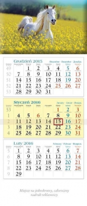 Kalendarz 2016 KT 21 Koń trójdzielny - <br />
