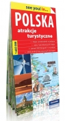 Polska Atrakcje turystyczne Mapa samochodowo-turystyczna 1:685 000