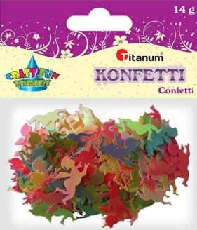 Konfetti Aniołki 14g teczowe 30x20mm (CR021)