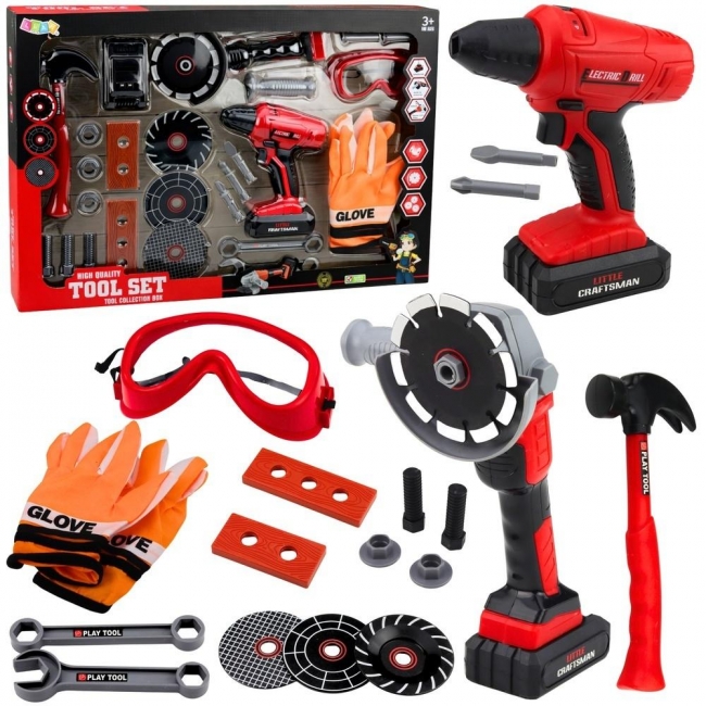 Zestaw narzędzi duży 28el.