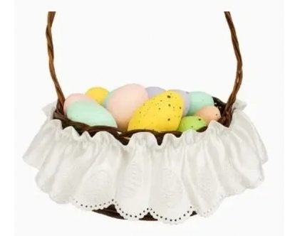 Ozdobna serwetna na koszyczek Wielkanocny