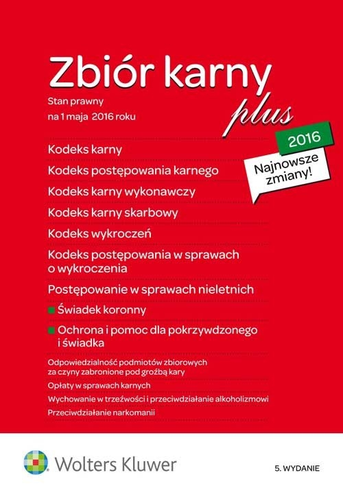 Zbiór karny 2016 PLUS