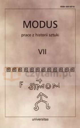 Modus. Prace z historii sztuki t.V - Opracowanie zbiorowe