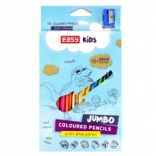 Kredki EASY Kids Jumbo trójkątne, 13 kolorów
