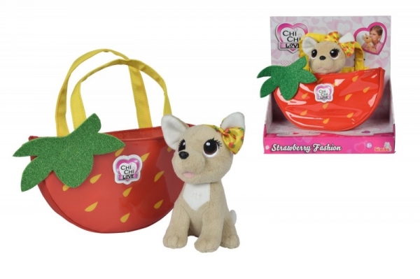 Maskotka Chi Chi Love Truskawkowy piesek (105893156)