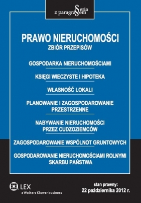 Prawo nieruchomości Zbiór przepisów